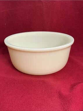 Vintage Custard Glass Yellow Mixing Bowl - Home Kitchen